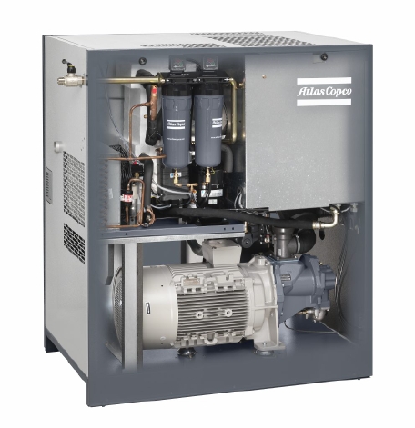 GA 11+-30/GA 15-30 VSD: 噴油螺桿空壓機，11-30 kW / 15-40 hp